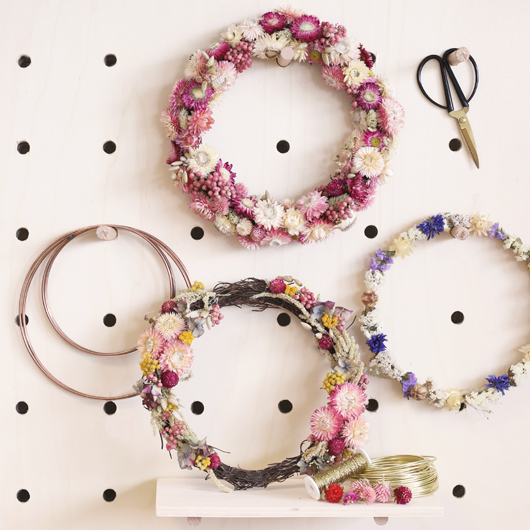 Nos couronnes zéro-déchet, pour une déco éco-responsable et durable