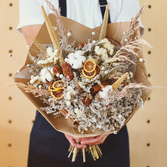 Fleurs sechées Monsieur Marguerite