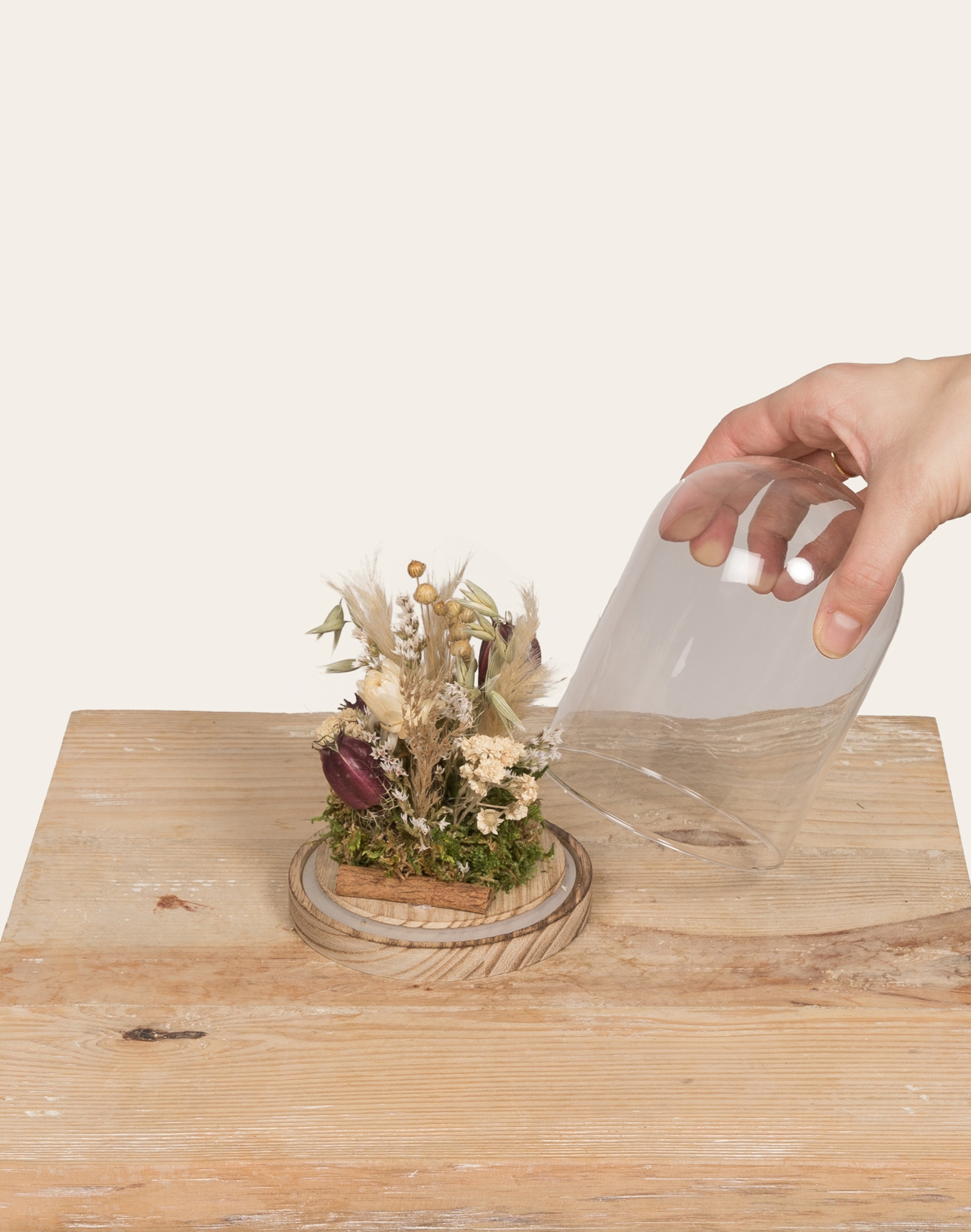 Cloche Fleurie - Neige