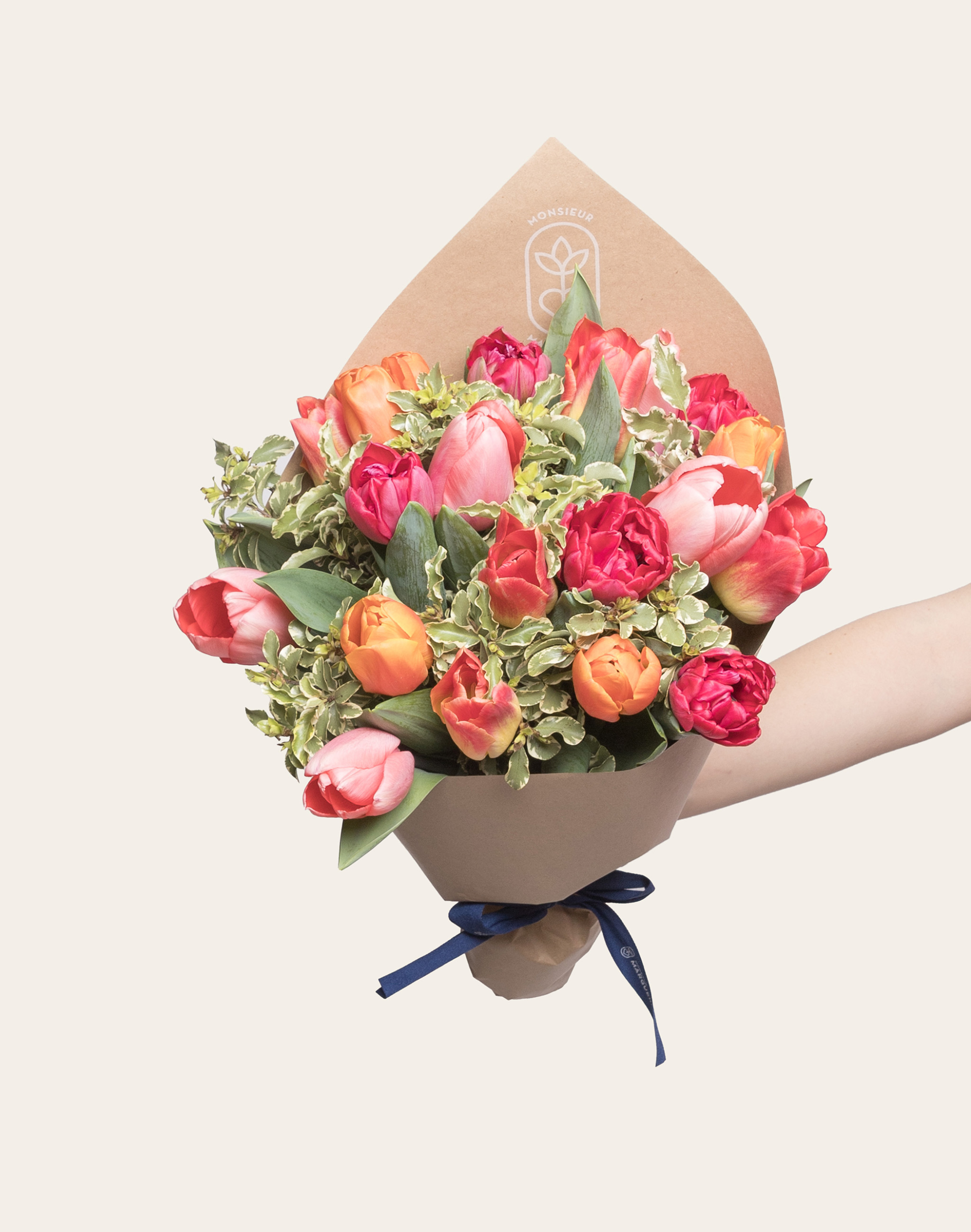 Bouquet de Tulipes multicolores