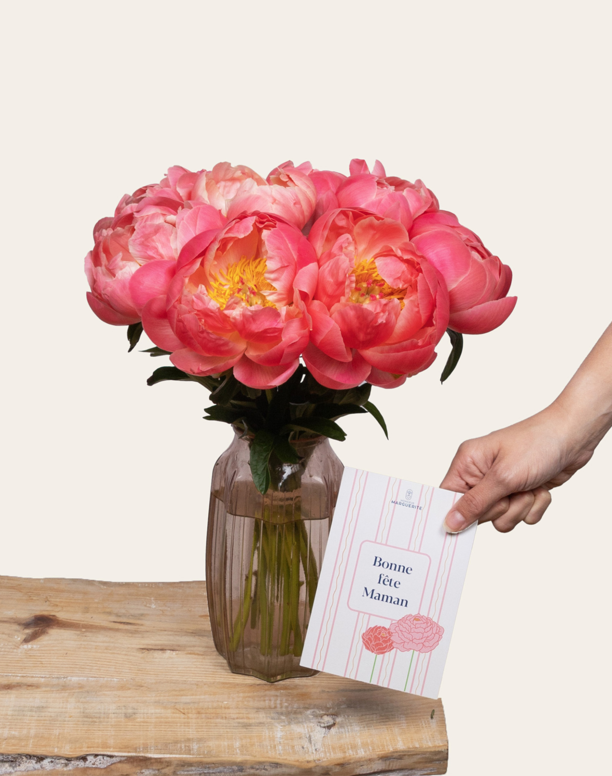 Pack Maman - Pivoines et vase