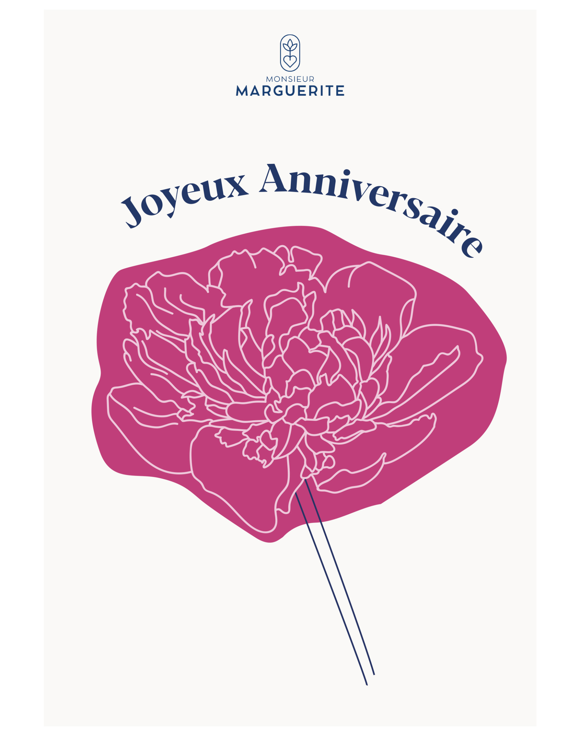 Carte - Joyeux anniversaire