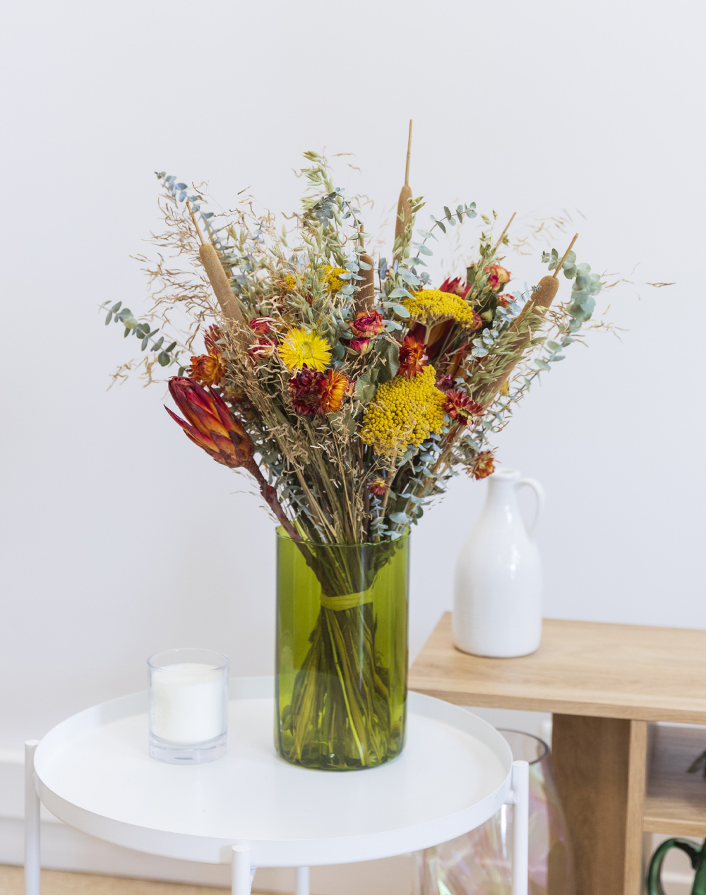 Soleil - Bouquet de fleurs séchées