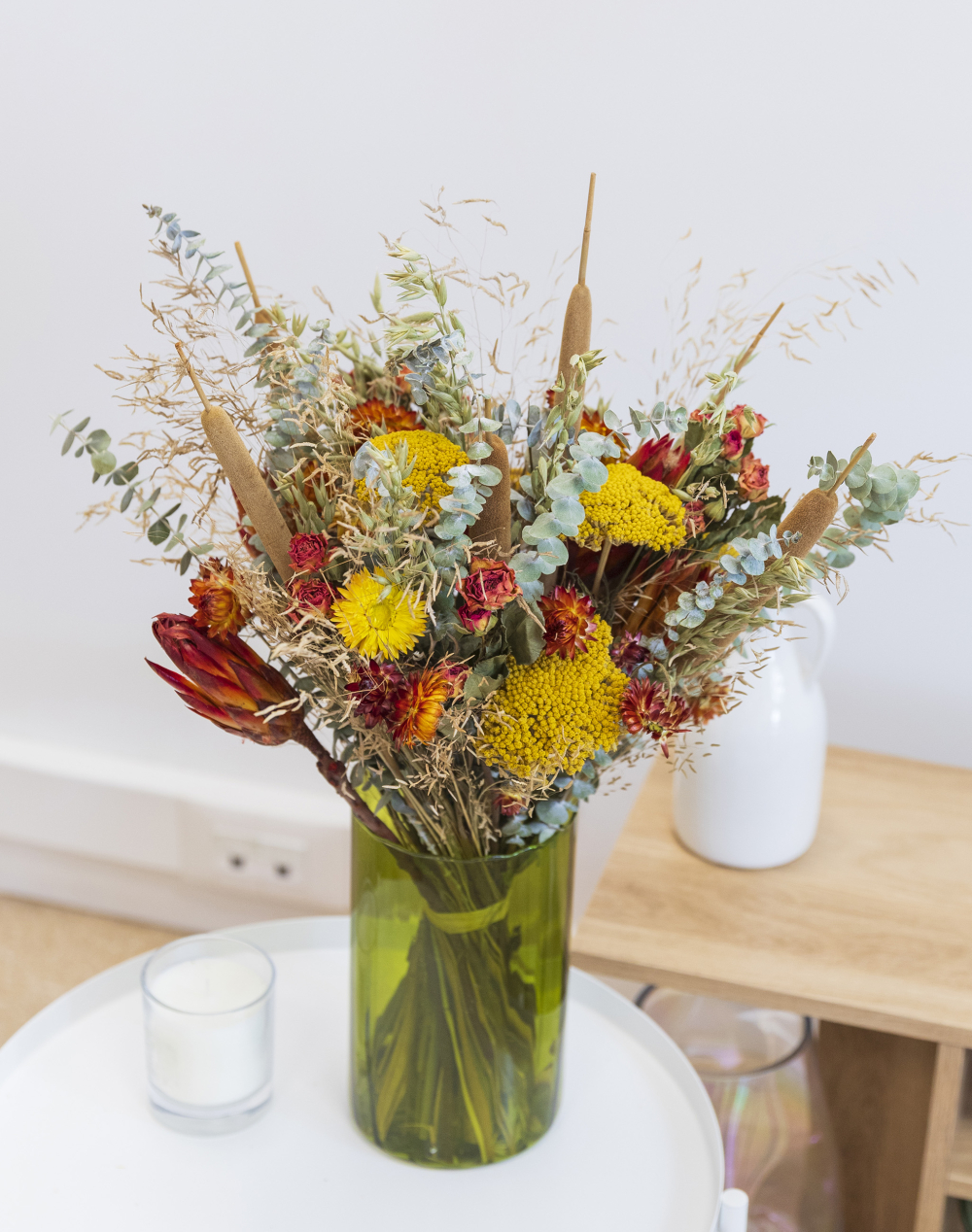Soleil - Bouquet de fleurs séchées