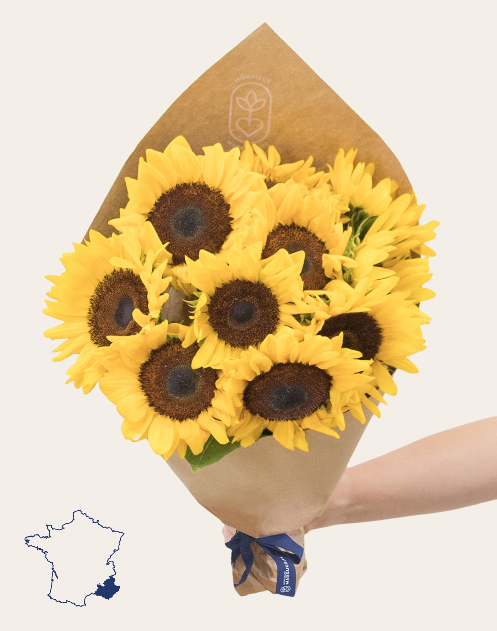 Botte de 10 Tournesols