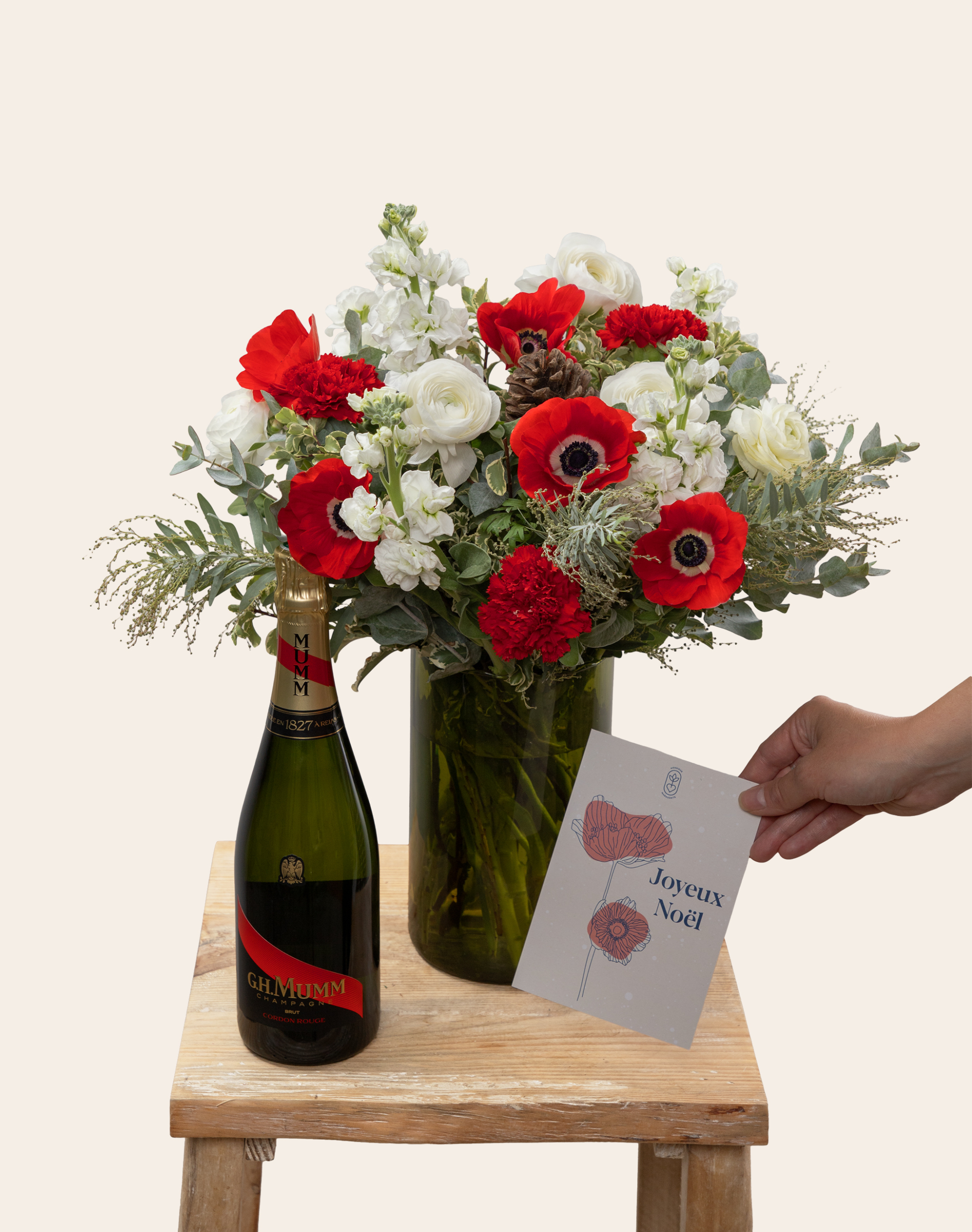 Pack prestige de Noël - Bouquet de saison - Noël d'exception