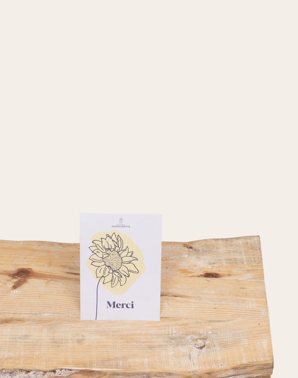 Pack remerciement - Bouquet de saison bleu et blanc