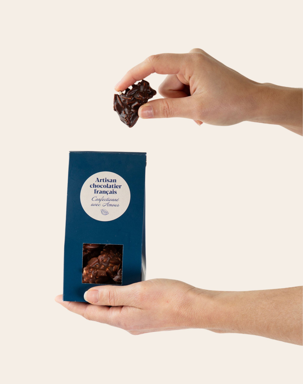 Granits au chocolat et amandes caramélisées