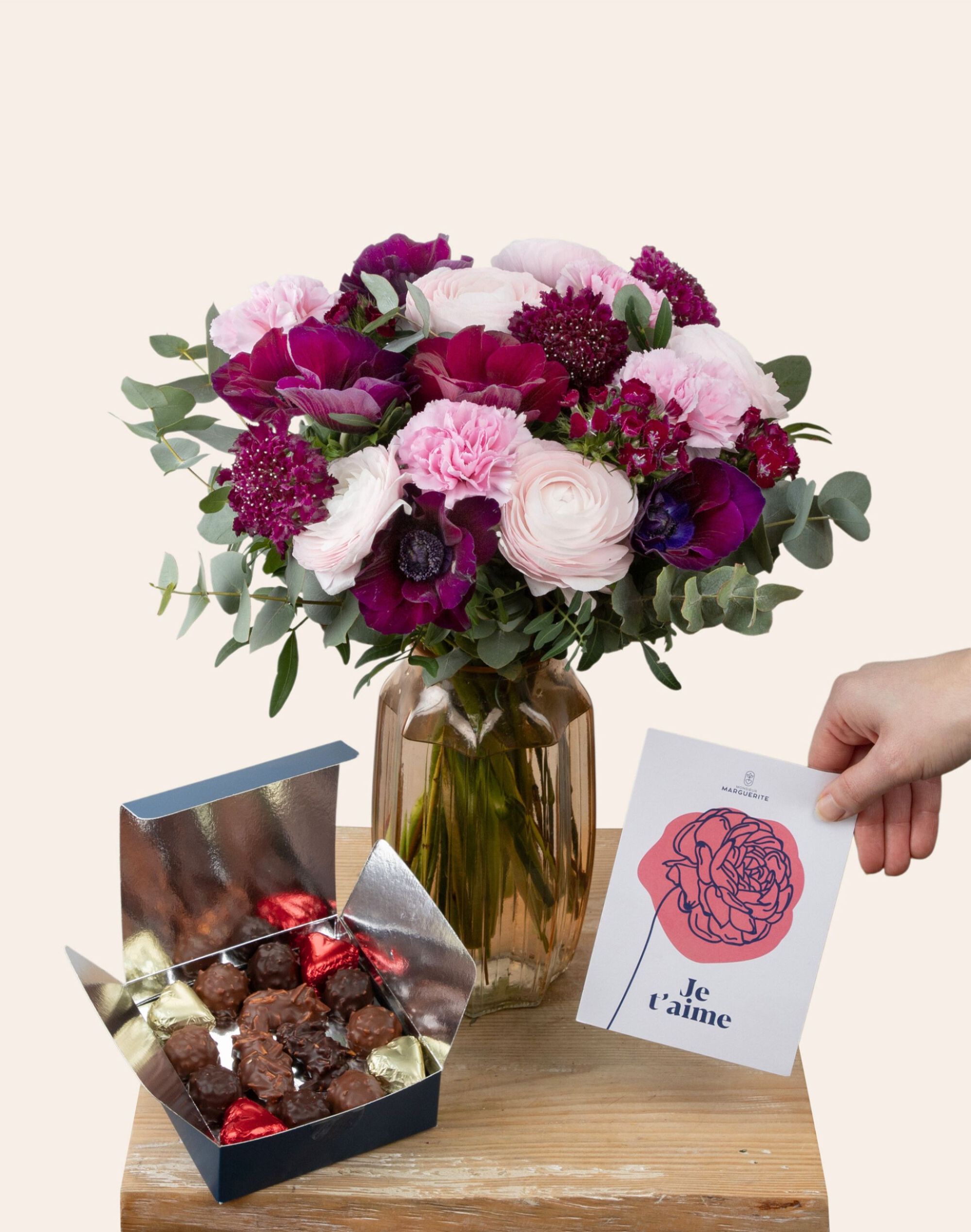 Pack Saint-Valentin - Bouquet Passion
