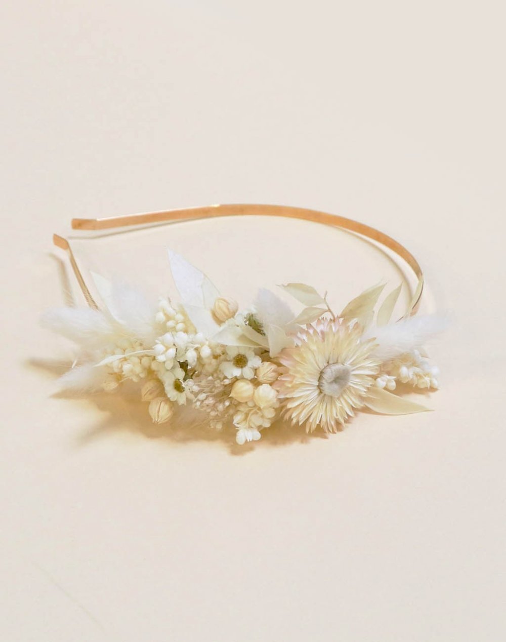 Eternity - Serre-tête en fleurs séchées