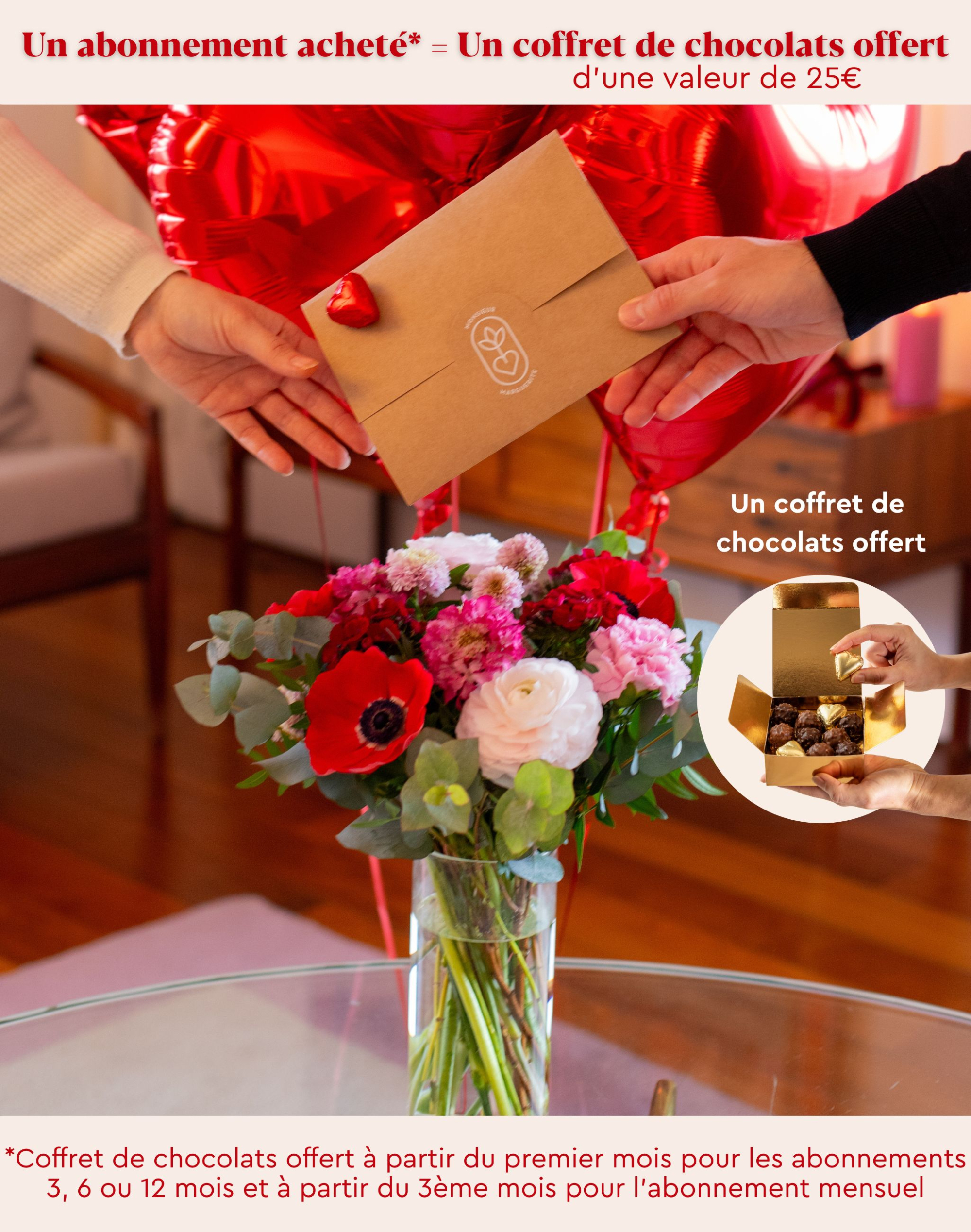 Abonnement de bouquets de fleurs de saison