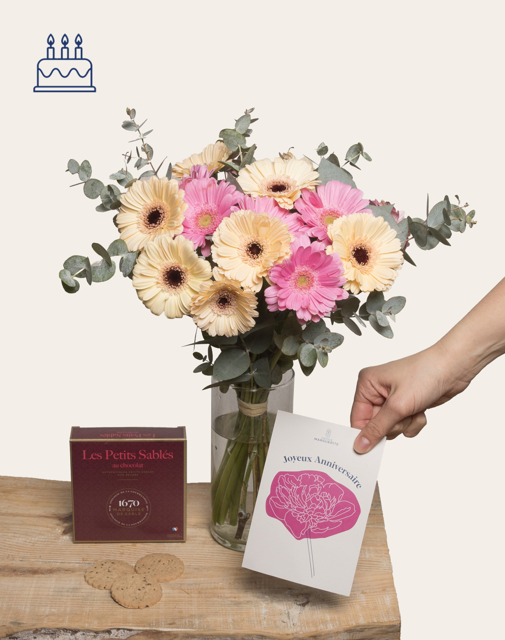 Pack Anniversaire - Bouquet de Germinis