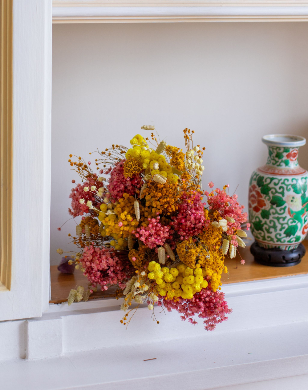 Tendre Mamie - Bouquet de fleurs séchées