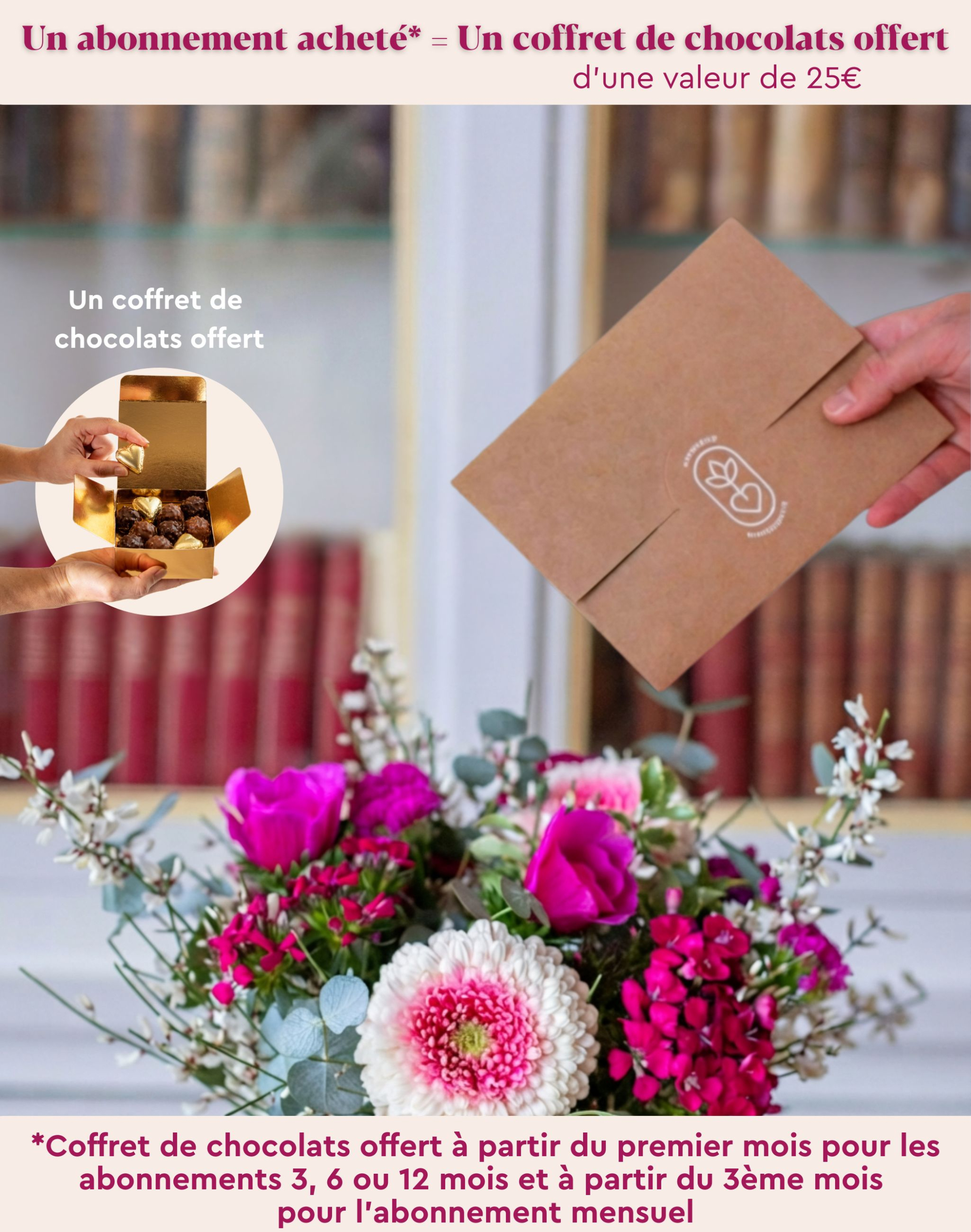 Abonnement de bouquets de fleurs de saison