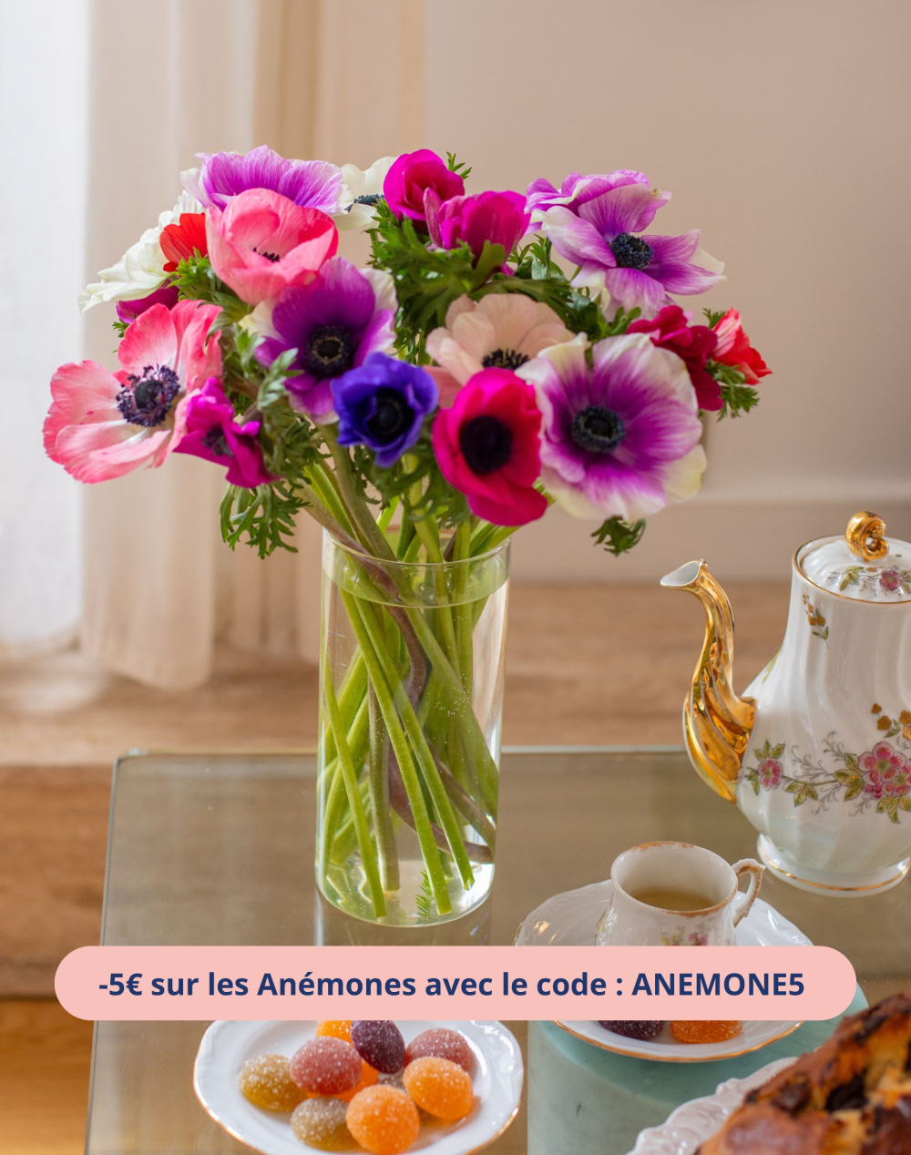 Botte surprise d'Anémones - Mamie chérie