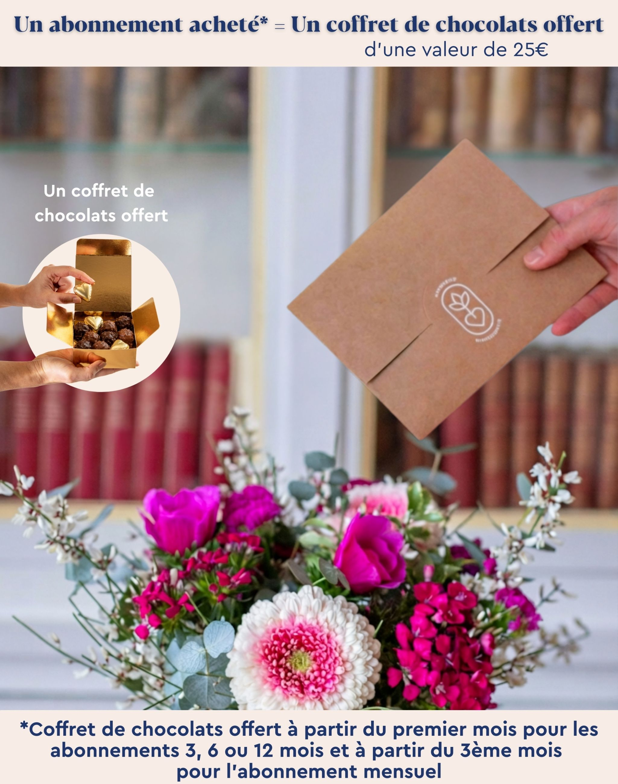 Abonnement de bouquets de fleurs de saison