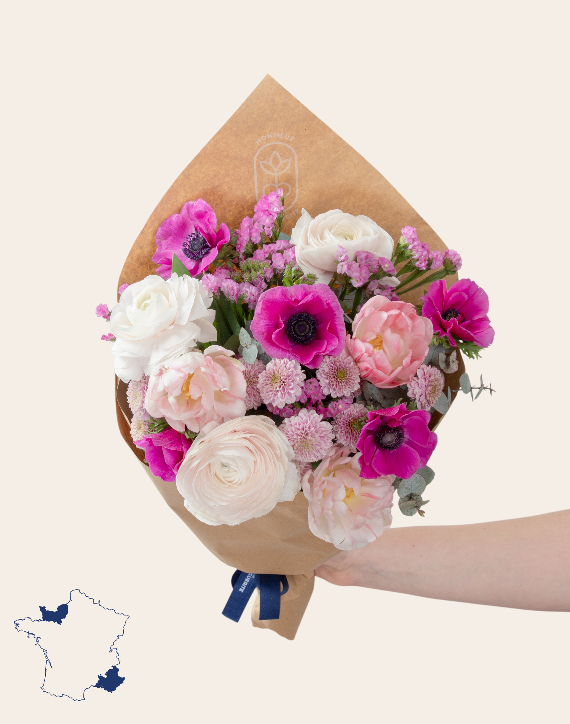 Bouquet de saison - Rose