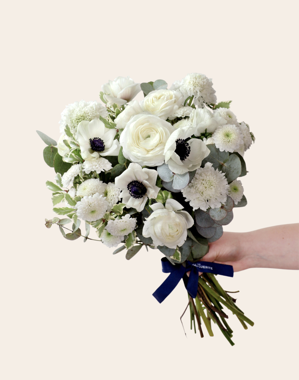 Pack Naissance - Bouquet de saison blanc