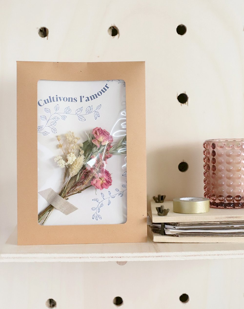 Lettre d'Amour - Fleurs Séchées