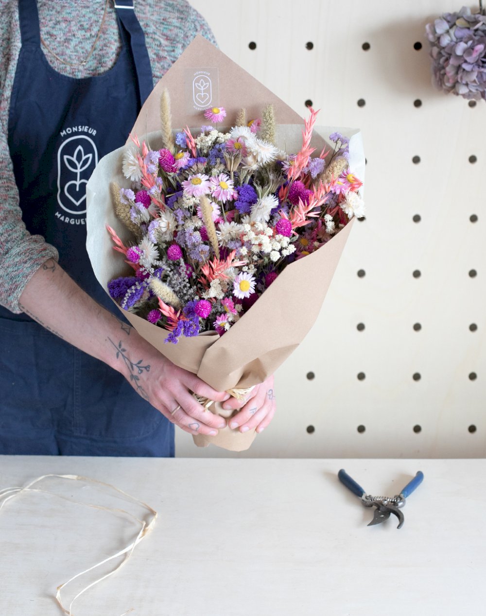 Rosée Matinale - Bouquet de fleurs séchées