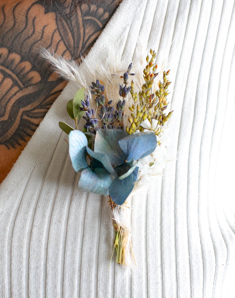 Trio de Boutonnières - Bleu