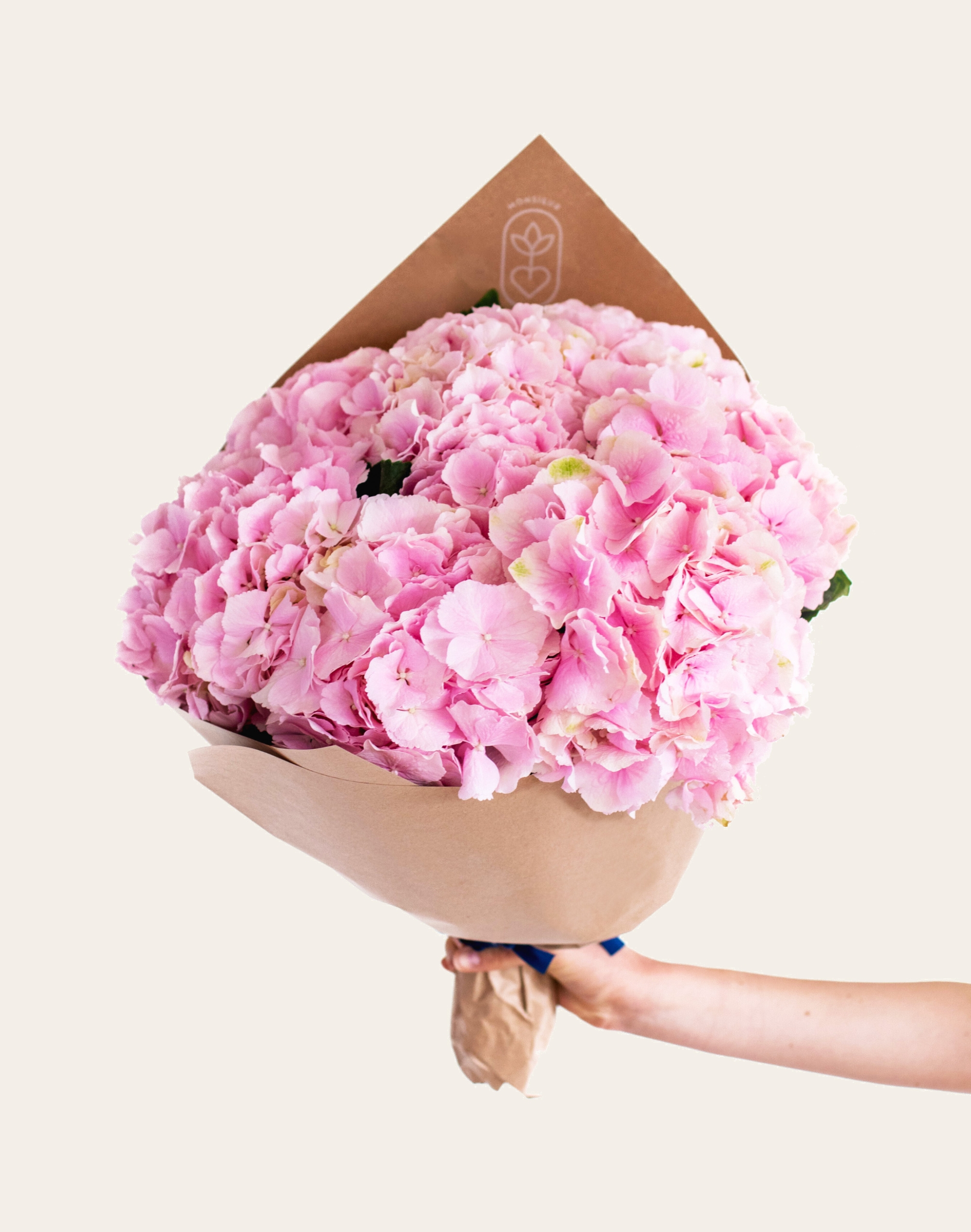 Botte d'Hortensias roses