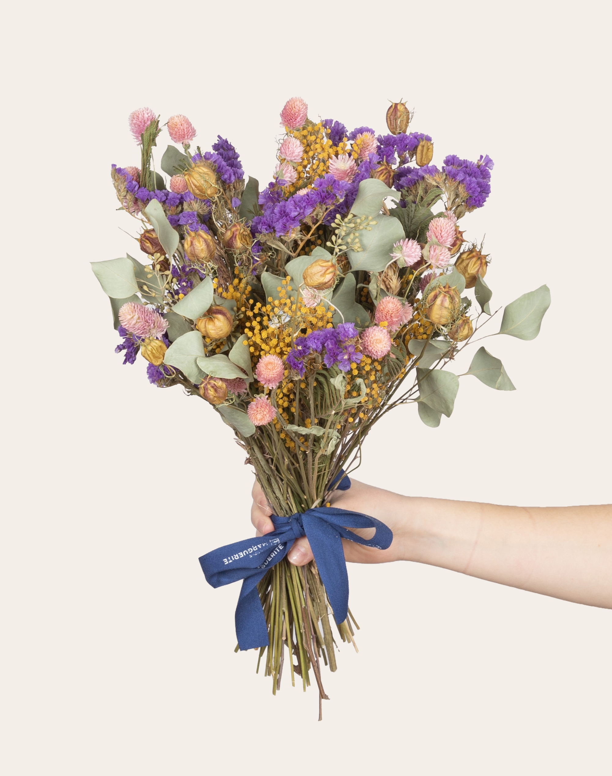 Mauve - Bouquet de fleurs séchées