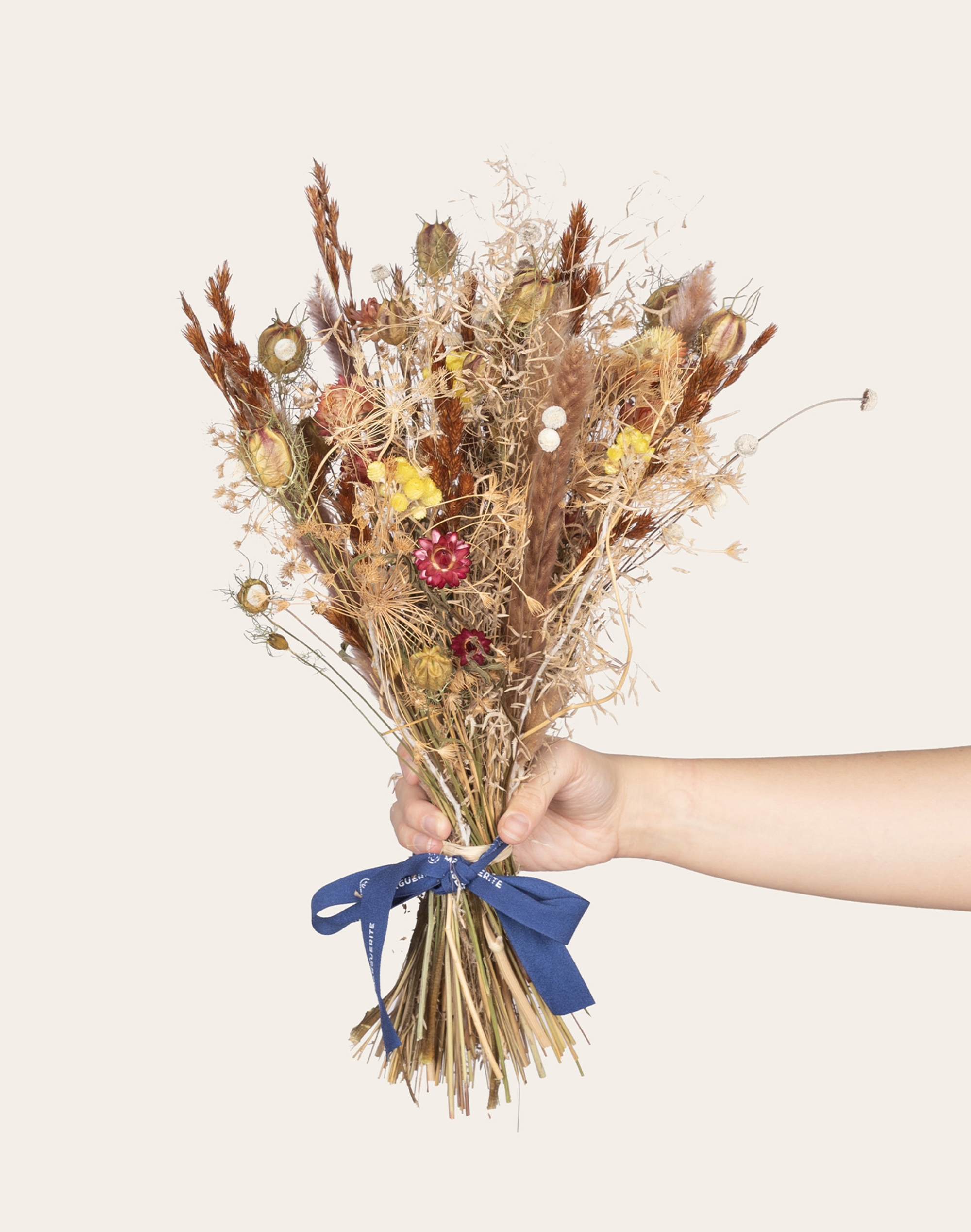 Sépia - Bouquet de fleurs séchées