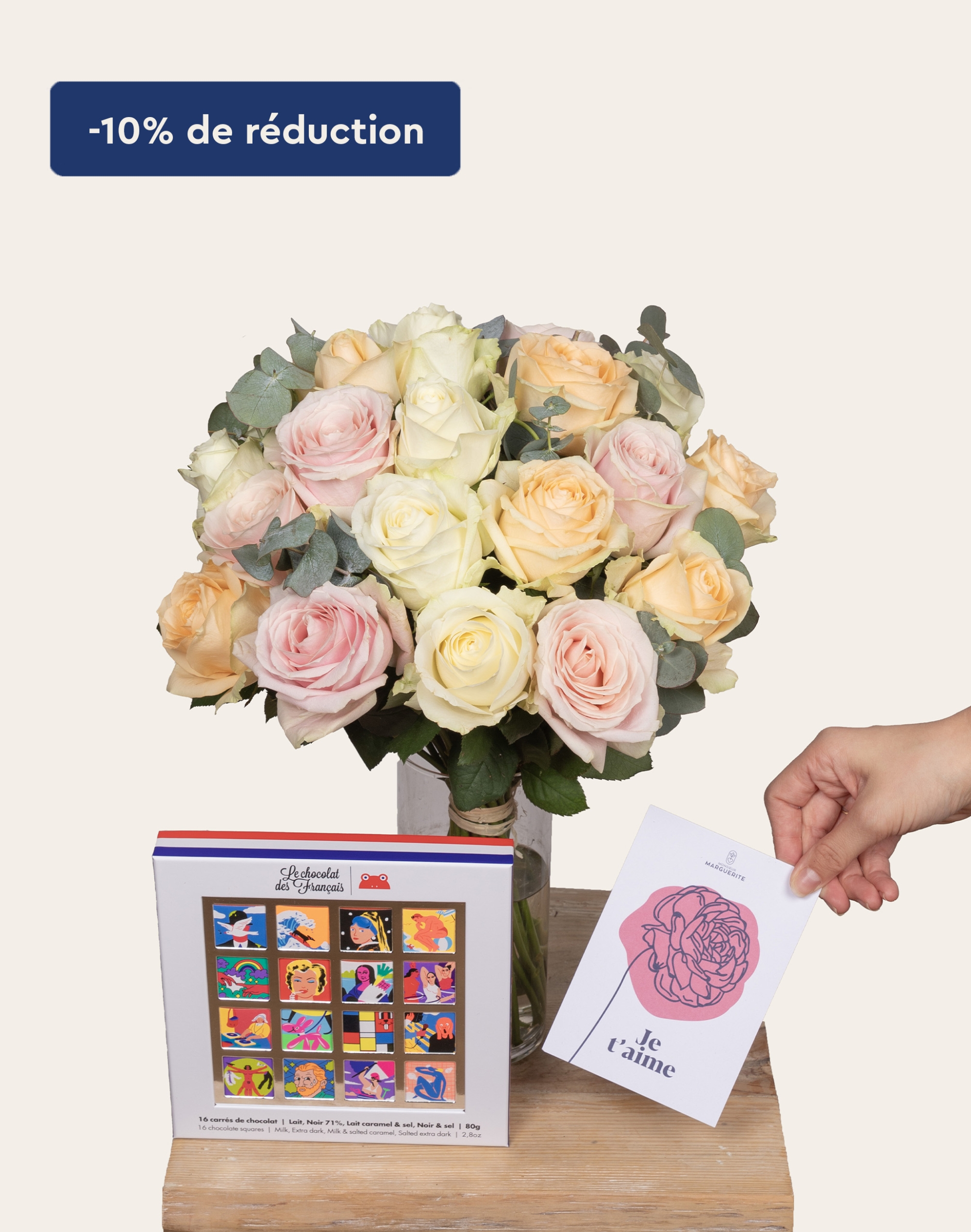 Pack Amour - Bouquet de Roses