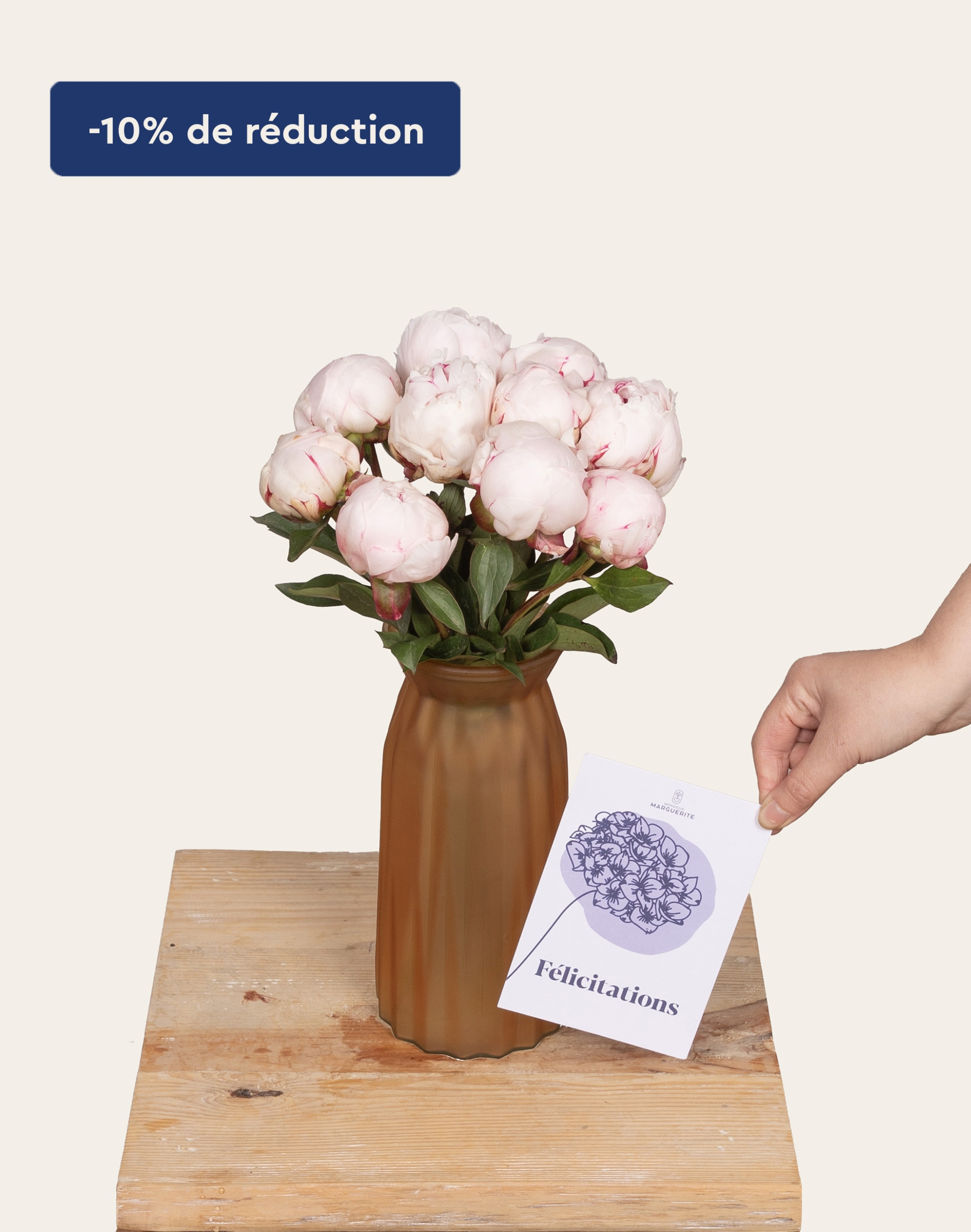 Pack Félicitations - Botte de Pivoines
