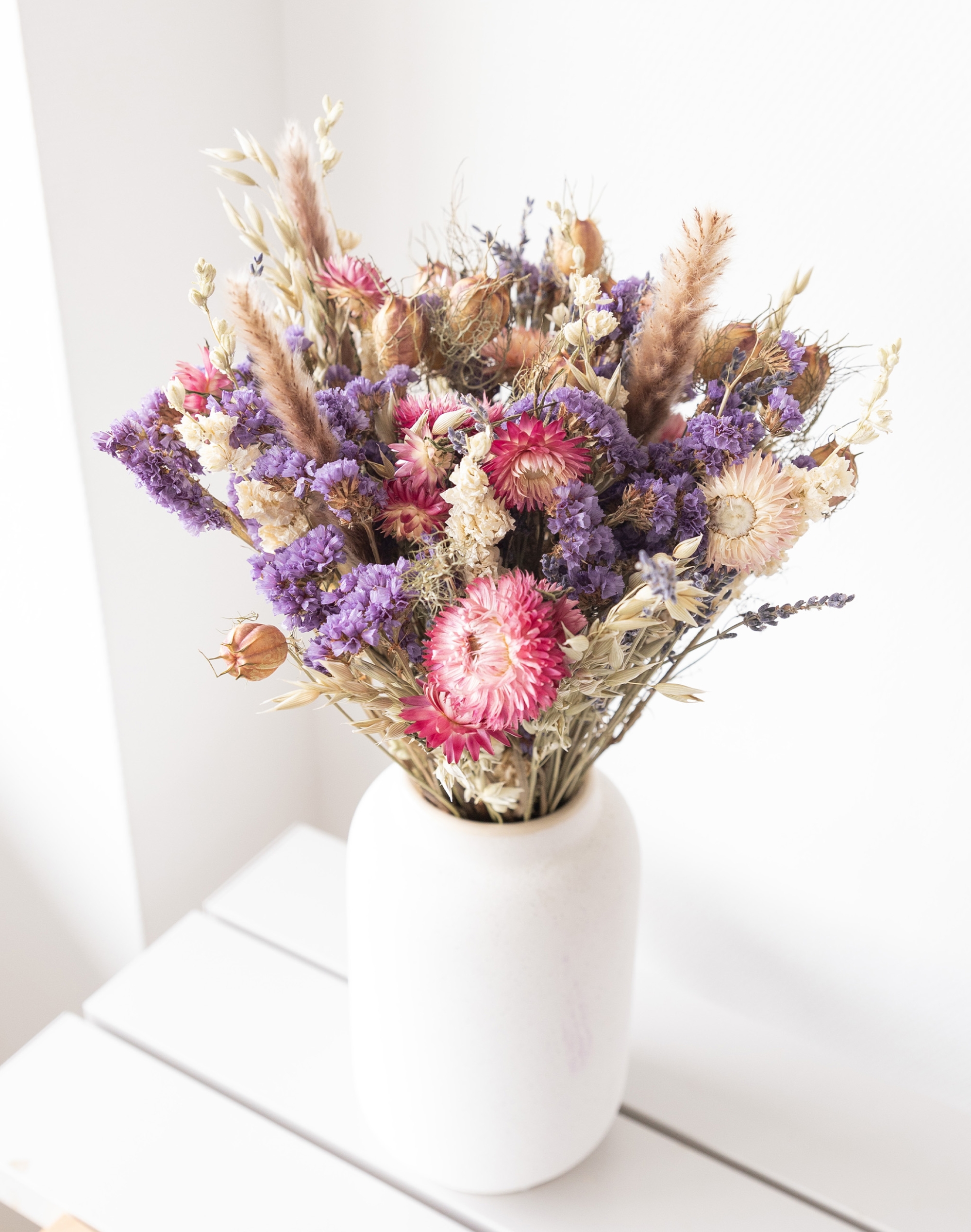 Été - Bouquet de fleurs séchées