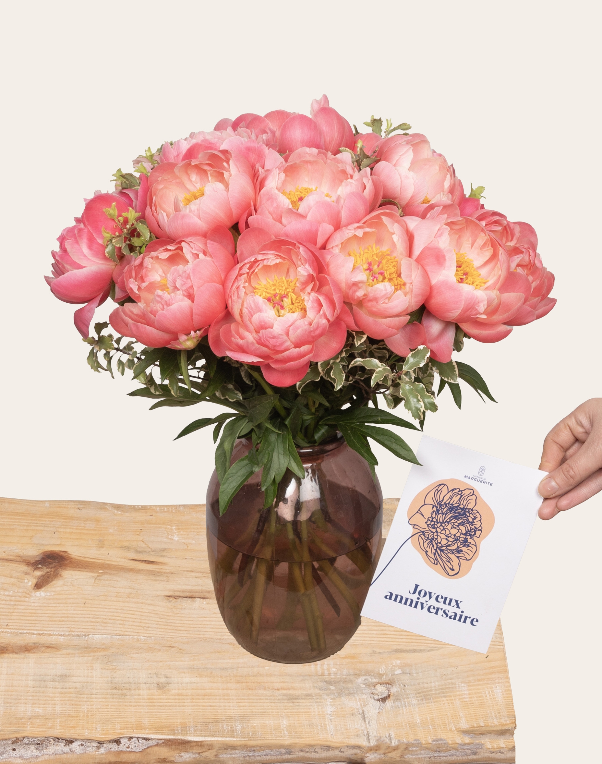 Pack Anniversaire - Bouquet de Pivoines