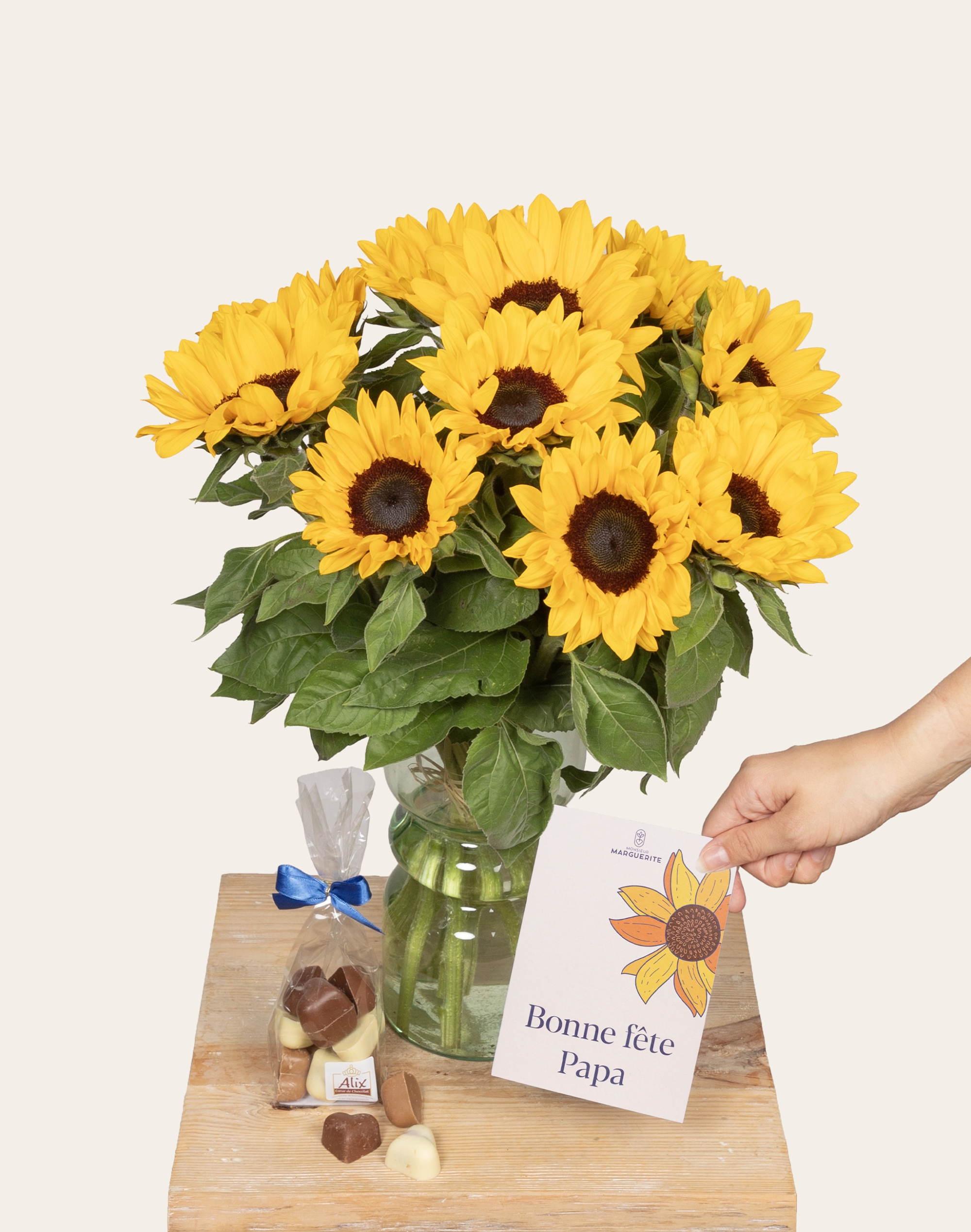 Pack Papa : Botte de Tournesols