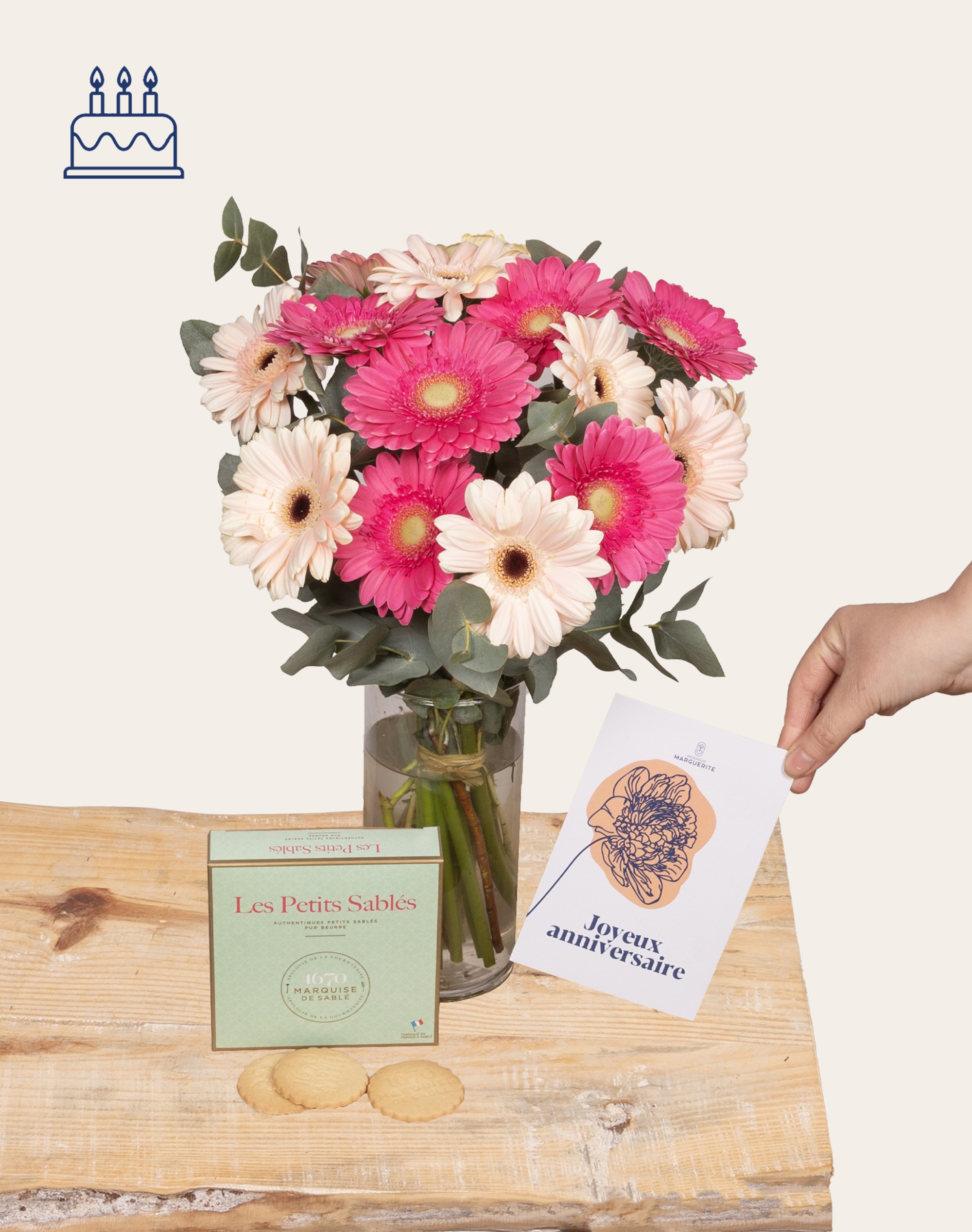 Pack Anniversaire - Bouquet de Germinis