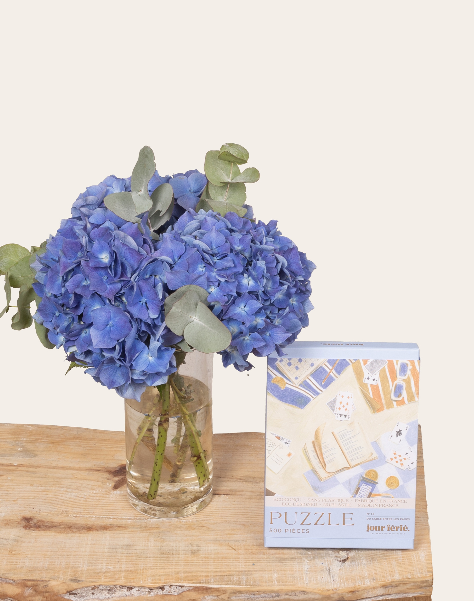 Duo de Bretagne - Hortensias et Puzzle