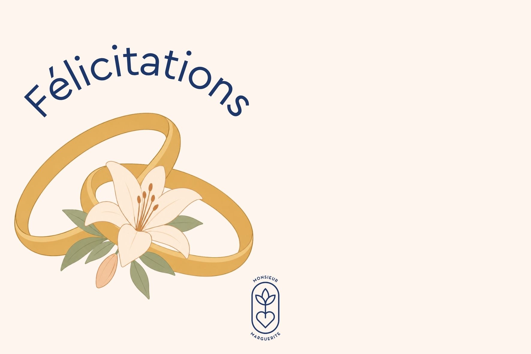 félicitation ( mariage) 