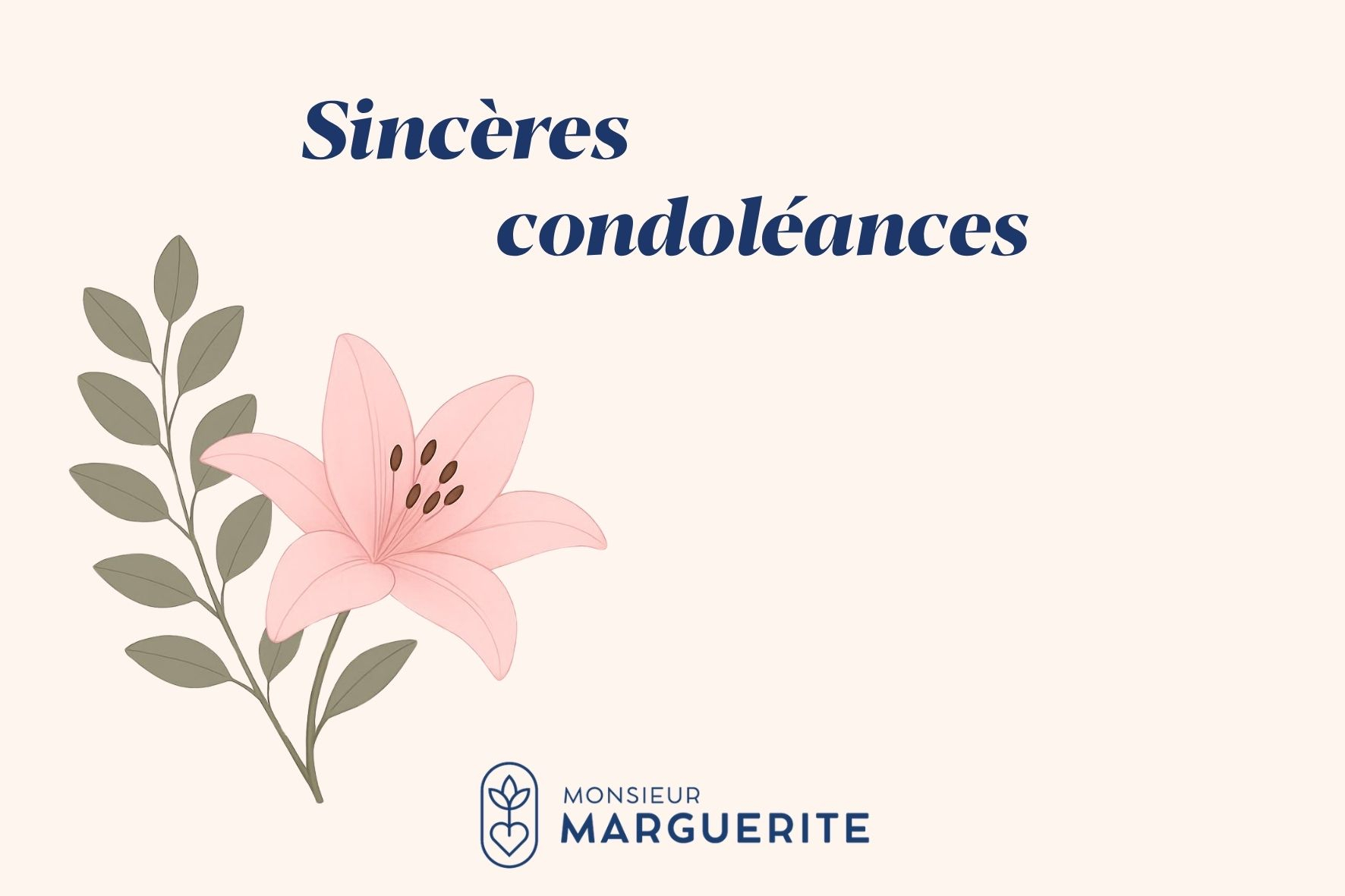 condoléances 