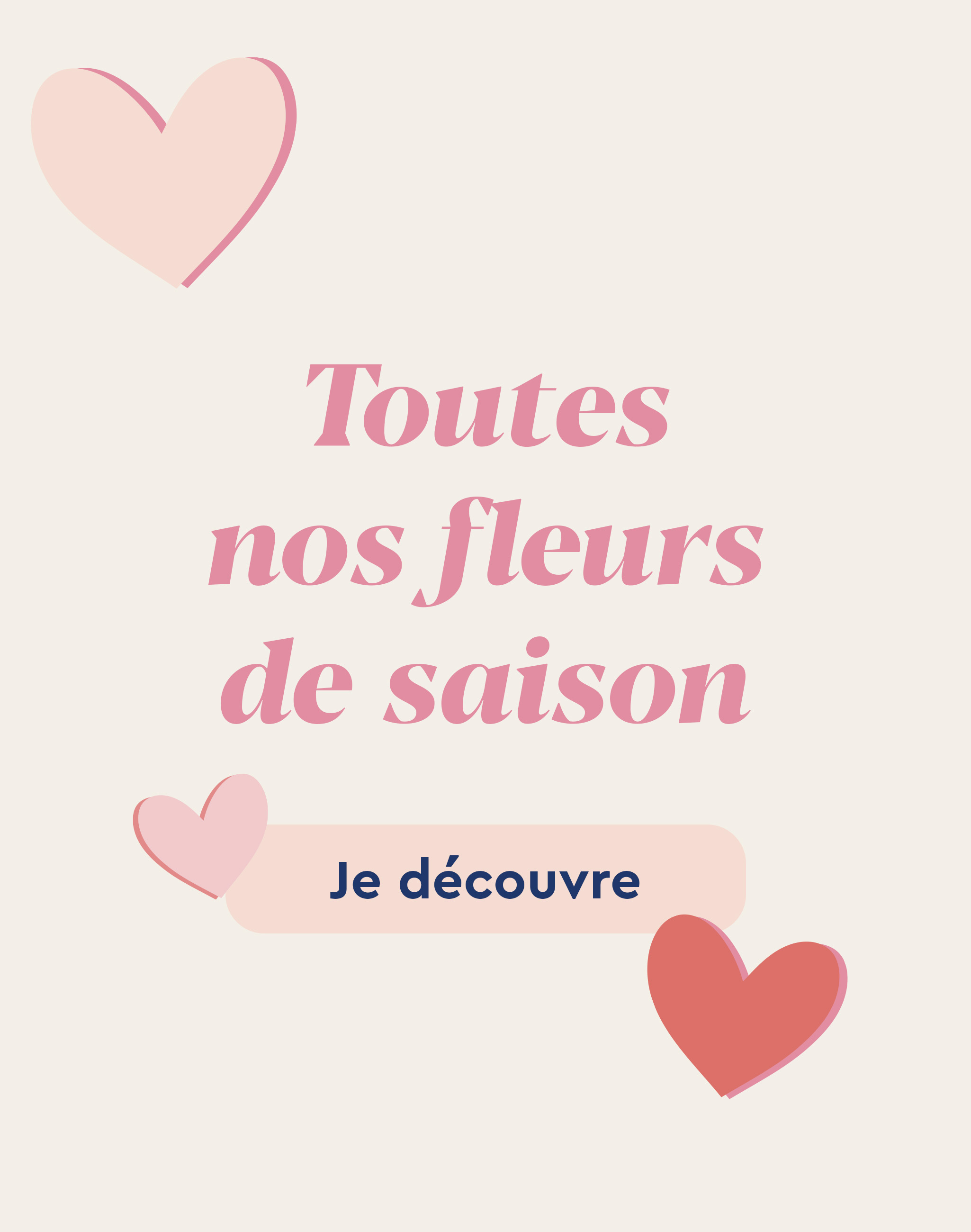 Les fleurs de saison 